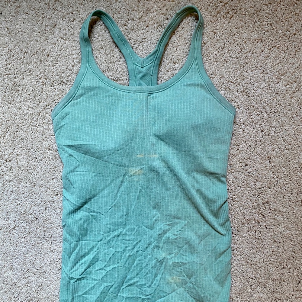 Lululemon Ebb To Street Tank (removable pads)